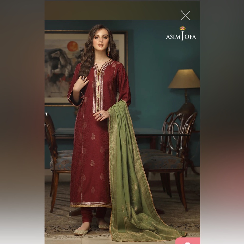 ASIM JOFA 3 pc Dress